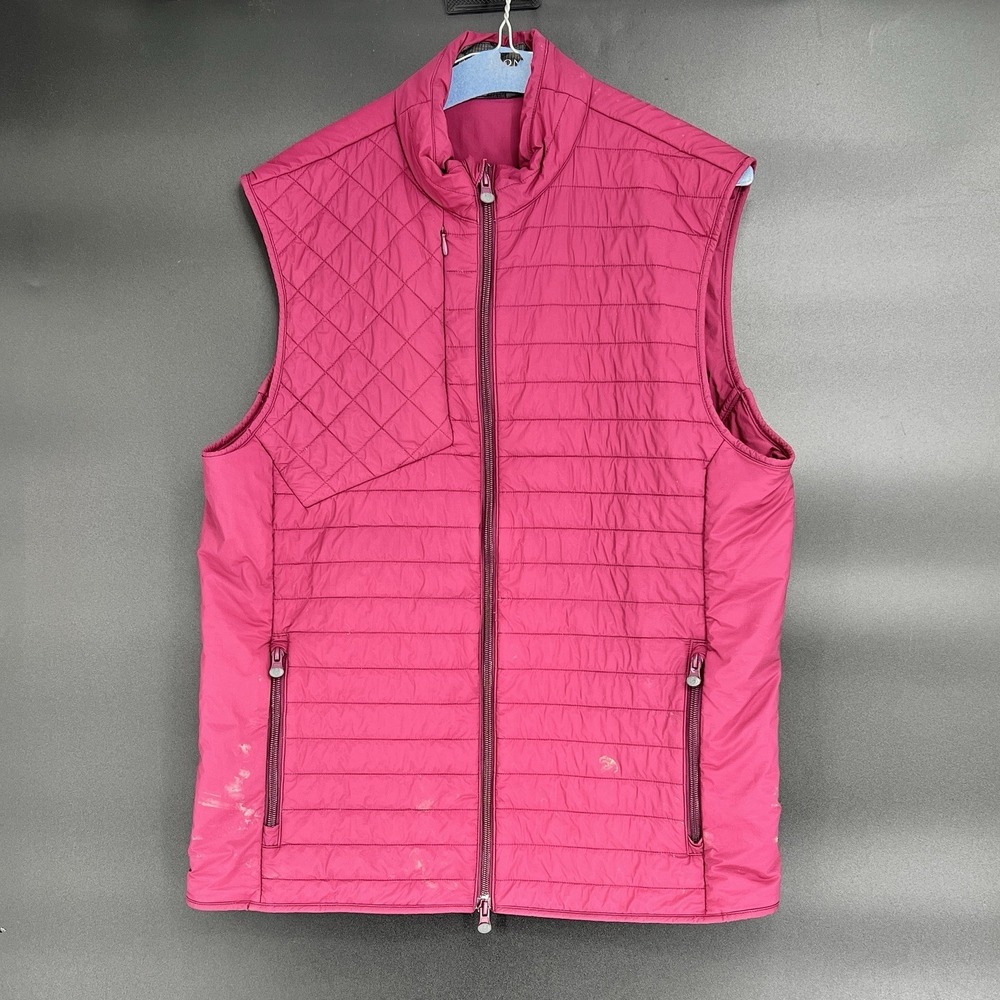 Greyson Full Zip Vest Womens Size Medium‎ Golf *flaw, see photos*